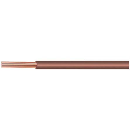 Helukabel Brown 2.5 mm² Hook Up Wire, 16 AWG, 100m, PVC Insulation, 29148 [29148]; 287-6592