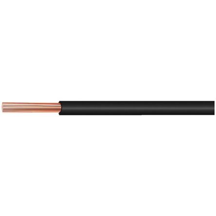 Helukabel Black 10 mm² Hook Up Wire, 8 AWG, 100m, PVC Insulation, 29193 [29193]; 287-6596