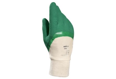 Mapa HARPON 330 Green Latex Public Park Maintenance, Waste Collection, Waste Management Work Gloves, Size 7 [3433001 / 7]; 287-6995
