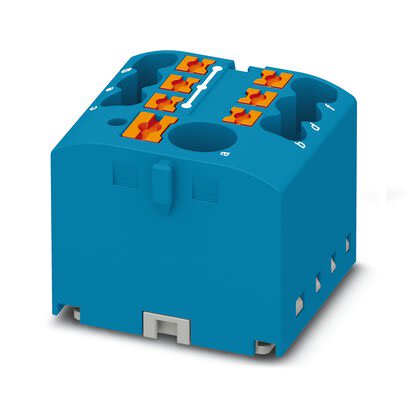 Phoenix Contact Distribution Block, 7 Way, 0.5 → 10mm², 41A, 450 V, Blue [1092936]; 287-7619