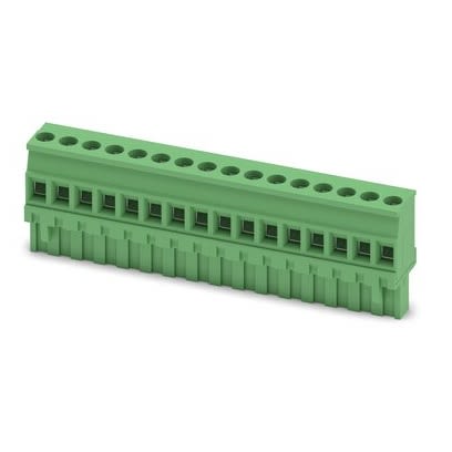 Phoenix Contact MVSTBR Series PCB Connector, 16-Contact, 5.08mm Pitch, PCB Mount, 1-Row, Screw Termination [1792388]; 287-7802