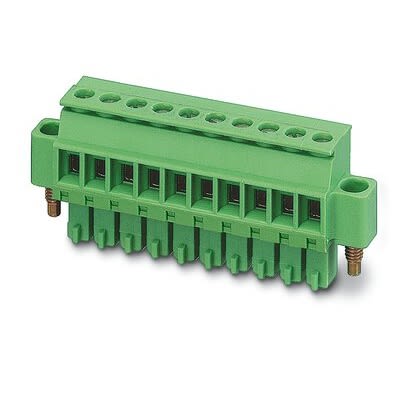 Phoenix Contact MCVR Series PCB Connector, 5-Contact, 3.81mm Pitch, Flange Mount, 1-Row, Screw Termination [1828375]; 287-7808