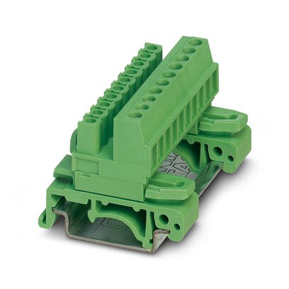 Phoenix Contact 1833917 UMSTBVK Series Green, 0.2 → 2.5mm², Screw Termination [1833917]; 287-7809