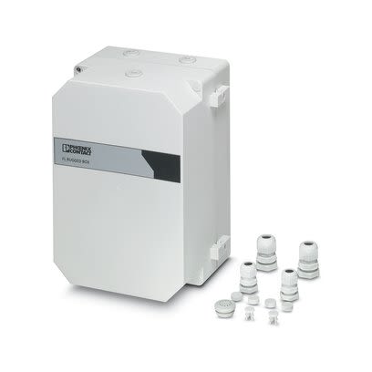 Phoenix Contact FL RUGGED BOX Series Grey Polycarbonate Junction Box, IP66, 174 x 254 x 137mm [2701204]; 287-7835