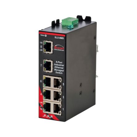 N-Tron SLX-8MS-1, Managed 8 Port Ethernet Switch RJ-45 [SLX-8MS-1]; 287-8103