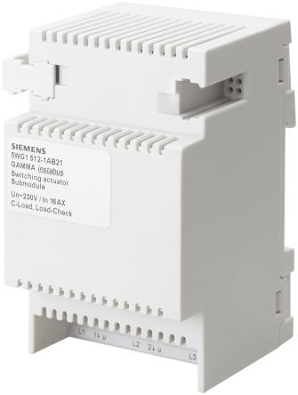 Siemens N 512 Series Adapter for Use with Gamma Instabus, Relay, 230/400 V ac [N 512/21 / 5WG1512-1AB21]; 287-8630