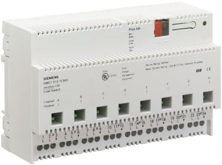 Siemens N 512 Series Adapter for Use with Instabus Eib Lighting Control Panel, Bistable Relays, 480 V ac [5WG1512-1CB01]; 287-8632