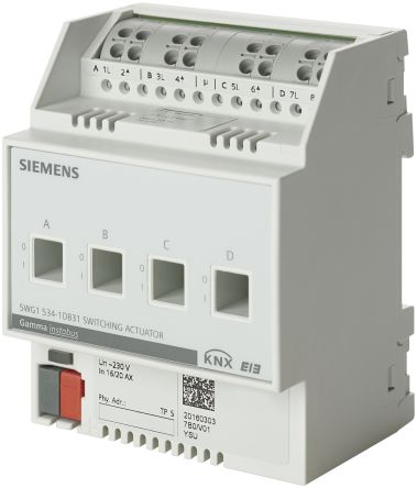 Siemens N 532 Series Adapter, Bistable Relay Contact, 230 V ac [N 532D31 / 5WG1532-1DB31]; 287-8656