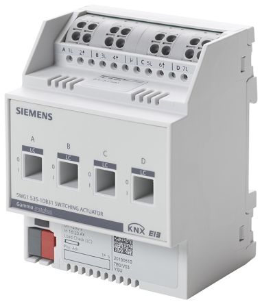 Siemens N 535 Series Adapter, Bistable Relay Contact, 230 V ac [N 535D31 / 5WG1535-1DB31]; 287-8660