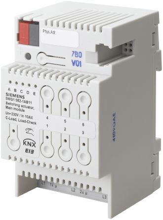 Siemens N 562 Series Adapter for Use with Gamma Instabus, Relay, 230 V ac [N 562/11 / 5WG1562-1AB11]; 287-8666