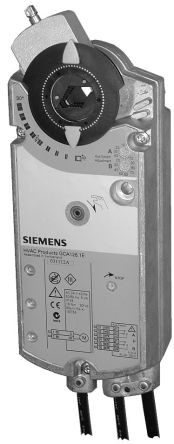Siemens GCA326 Series Single Acting with Return Spring Action Rotary Actuator, 90° Rotary Angle [GCA326.1E / BPZ:GCA326.1E]; 287-8695