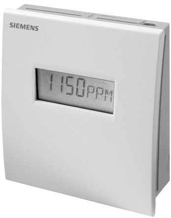 Siemens QPA2062D Air Quality Sensor for CO2, Humidity, Temperature, +50°C Max, 100%RH Max [QPA2062D / BPZ:QPA2062D]; 287-8745