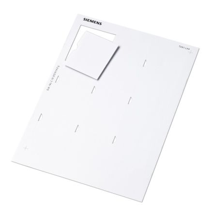 Siemens TXA1 Series Labeling Sheet for Use with Tx-i/o Modules [TXA1.LA4 / BPZ:TXA1.LA4]; 287-8779