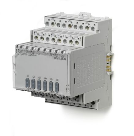 Siemens TXM1 Series Output Module, Relay, 24 V dc [TXM1.6R-M / BPZ:TXM1.6R-M]; 287-8782