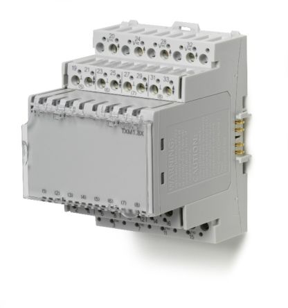 Siemens TXM1 Series I/O module, Analog, Digital, Analogue, 24 V dc [TXM1.8X / BPZ:TXM1.8X]; 287-8786