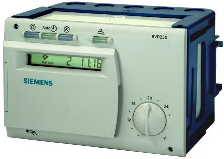 Siemens RVD250 Series Controller, Analog, Digital, Digital, 230 V ac [RVD250-A / S55370-C125]; 287-8852
