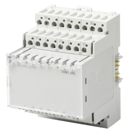 Siemens TXM1 Series Output Module, Relay, 24 V dc [TXM1.6RL / S55661-J103]; 287-8882
