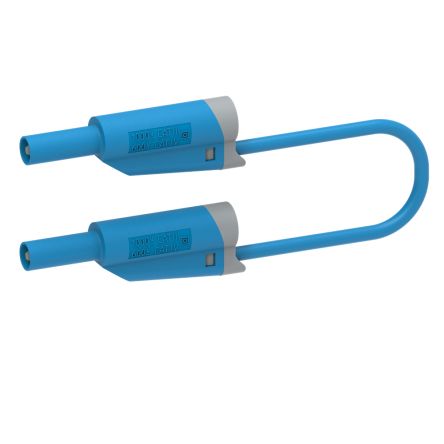 Electro PJP Plug, 12A, 1kV, Blue, 1m Lead Length [2710-IEC-100Bl]; 287-9045