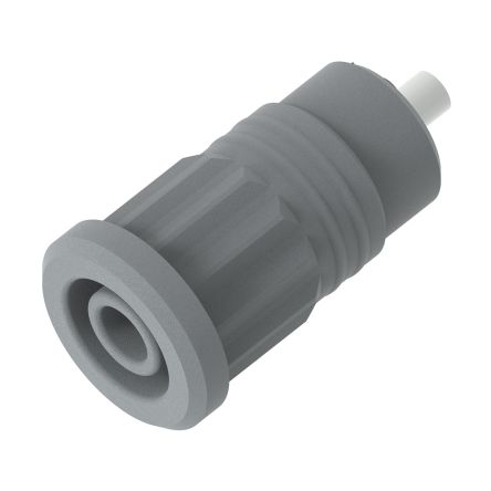 Electro PJP Green Female Banana Socket, 4 mm Connector, Press Fit Termination, 25A, 1kV, Nickel Plating [3290-G]; 287-9110