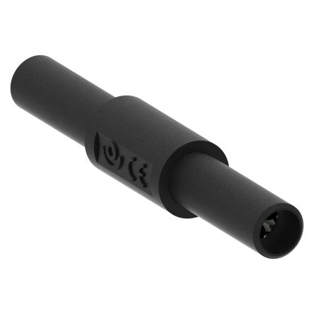 Electro PJP Black, Female to Female Banana adapter and Nickel Plated [3310-IEC-N]; 287-9128