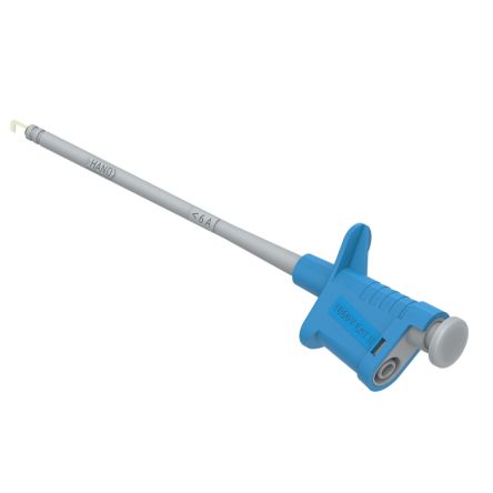 Electro PJP Blue Hook Clip with , 6A, 1kV, 4mm Socket [6008-IEC-Bl]; 287-9135