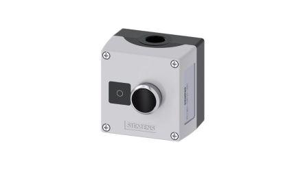 Siemens Grey Plastic 3SU1801 Control Station Enclosure - 22mm Diameter [3SU1801-0AN00-1AB1]; 287-9492