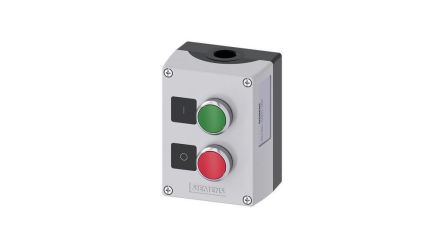 Siemens Grey Plastic 3SU1801 Control Station Enclosure - 22mm Diameter [3SU1802-0AK00-1AB1]; 287-9493