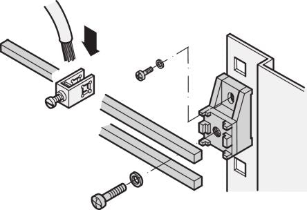 nVent SCHROFF Earthing Bar Clamp Clamp for Use with Server Cabinet [20118366]; 287-9754