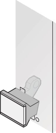 nVent SCHROFF 20817 Series Polycarbonate Handle for Use with Front Panels [20817329]; 287-9760