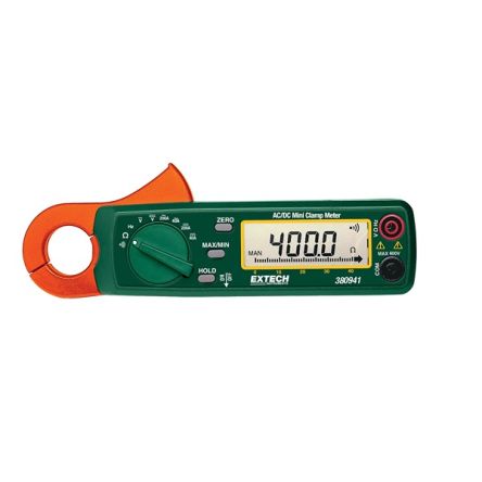 Extech 380941 Clamp Meter Wireless, 40A dc, Max Current 200A ac CAT III 300V [380941]; 288-0129
