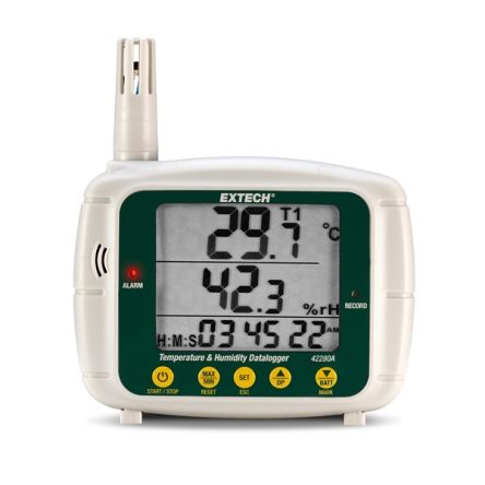Extech 42280A Temperature & Humidity Data Logger, USB [42280A]; 288-0181