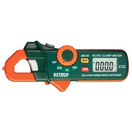 Extech MA120 Clamp Meter Wireless, 200A dc, Max Current 200A ac CAT II 300V [MA120]; 288-0332