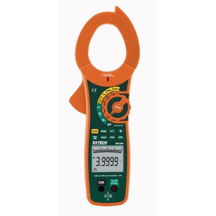 Extech MA1500 Clamp Meter, 1500A dc, Max Current 1500A ac CAT IV [MA1500]; 288-0333