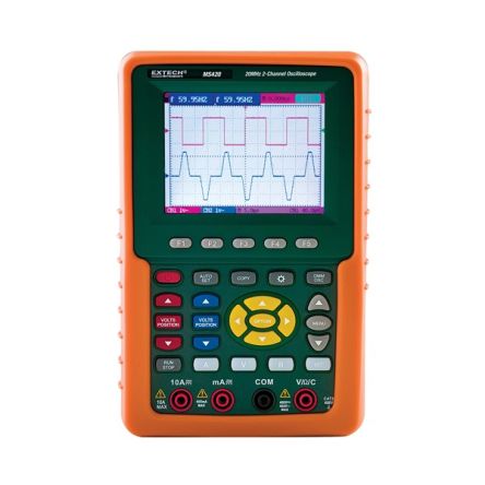 Extech MS420 Series, 20MHz Portable Oscilloscope, 2 Digital Channels [MS420]; 288-0359
