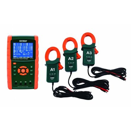 Extech PQ3450-30 Power & Energy Data Logger, RS232, USB [PQ3450-30]; 288-0379