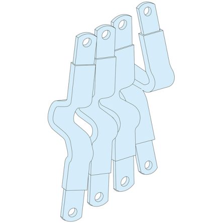 Schneider Electric PrismaSeT P Series Connector for Use with PrismaSeT PrismaSeT G Duct [LVS04065]; 288-0699