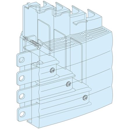 Schneider Electric PrismaSeT Series Terminal Block for Use with PrismaSeT PrismaSeT G Enclosure [LVS04066]; 288-0700