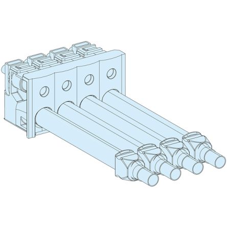 Schneider Electric Linergy Series Plastic Connector for Use with PrismaSeT PrismaSeT G Enclosure, PrismaSeT PrismaSeT P [LVS04147]; 288-0715