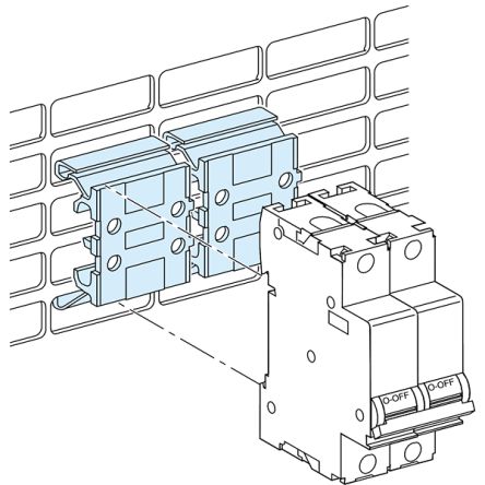Schneider Electric PrismaSeT Series Rail for Use with PrismaSeT, PrismaSeT G Rail, PrismaSeT P Cubicle [LVS04224]; 288-0734