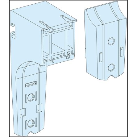 Schneider Electric PrismaSeT G Series Plastic Cable Trunking for Use with PrismaSeT G Cable Trunking [LVS04256]; 288-0744