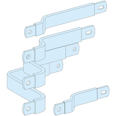 Schneider Electric PrismaSeT Series Busbar for Use with PrismaSeT PrismaSeT P Enclosure [LVS04454]; 288-0766