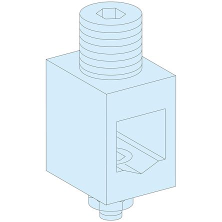 Schneider Electric Linergy Series Aluminium Connector for Use with M6 Drilled Busbar, 30 x 20mm [LVS07051]; 288-0868