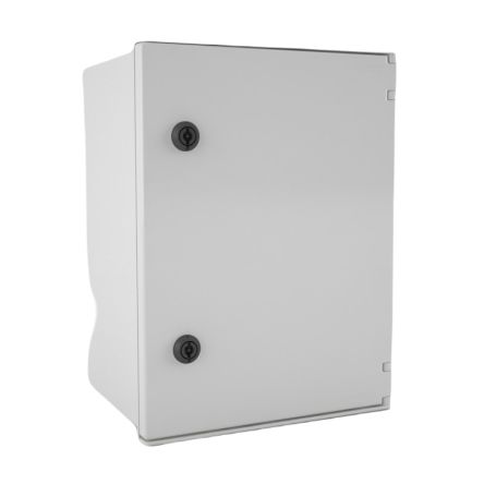 HellermannTyton BRES Series Polyester Enclosure, IP66, 400 mm x 300 mm x 200mm [BRES43]; 288-0903