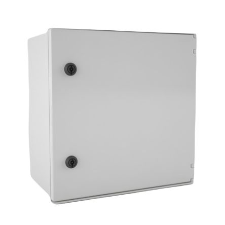 HellermannTyton BRES Series Polyester Enclosure, IP66, 400 mm x 400 mm x 200mm [BRES44]; 288-0906