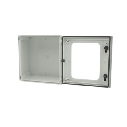 HellermannTyton BRES Series Polyester Enclosure, IP66, 400 mm x 400 mm x 200mm [BRES44P]; 288-0908