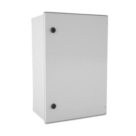 HellermannTyton BRES Series Polyester Enclosure, IP66, 600 mm x 400 mm x 230mm [BRES643L]; 288-0914