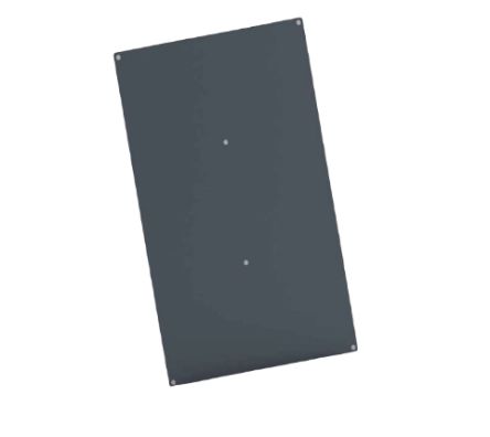 HellermannTyton PBM Series Metal Mounting Plate, 262 x 198 x 2mm [PBM64]; 288-0933
