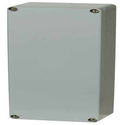 Fibox ALN Series Light Grey Aluminium General Purpose Enclosure, IP66, IP67, IP68, IK08, Grey Lid, 362 x 125 x 81mm [ALN 123608 complete UP]; 288-0939