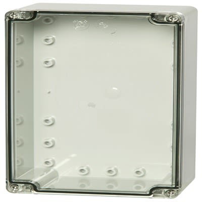 Fibox PCT Series Light Grey Polycarbonate General Purpose Enclosure, IP66, IP67, IK07, IK08, Grey Lid, 200 x 120 x 75mm [PCT 122008 enclosure]; 288-1057