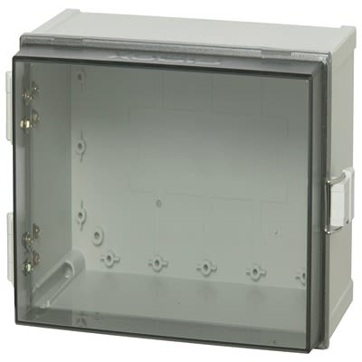 Fibox CAB Series Light Grey Polycarbonate General Purpose Enclosure, IP65, IK08, Grey Lid, 300 x 200 x 180mm [UL CAB PC 203018 T]; 288-1084